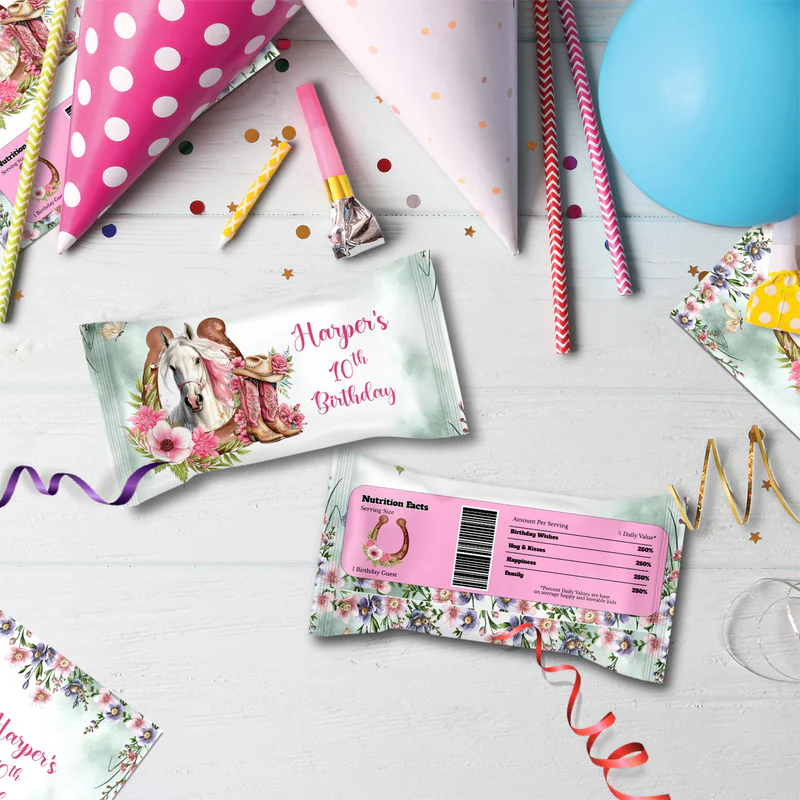 Horse Birthday Decorations, Cow girls Party Supplies, Horseshoe Themed, Horse Digital Template, Editable Horse Equestrian Image SVG PNG