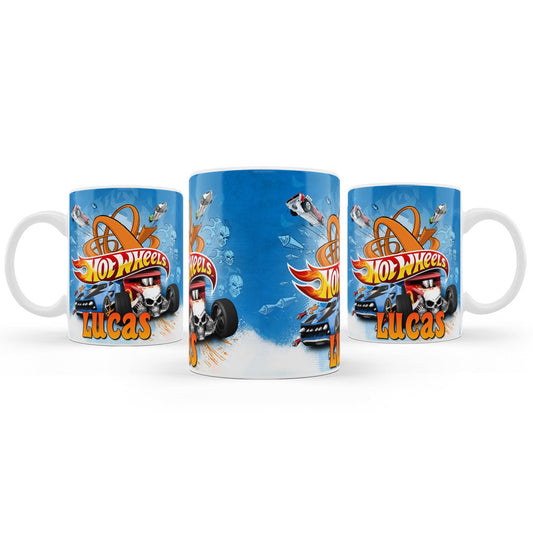 Sublimation Mug with Hot Wheels Design