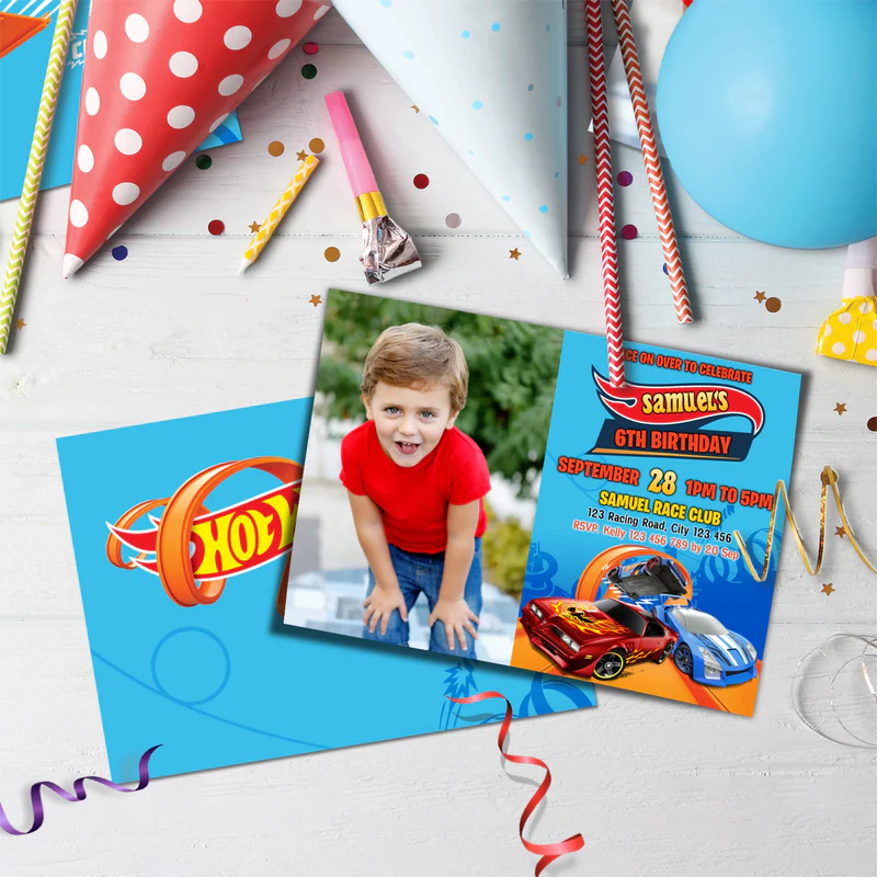 Hot Wheels Birthday Decorations, Hot Wheels Party Supplies, Cars & Tracks Set Themed, Hot Wheels Digital Template, Editable Hot Wheels Cars Image SVG PNG