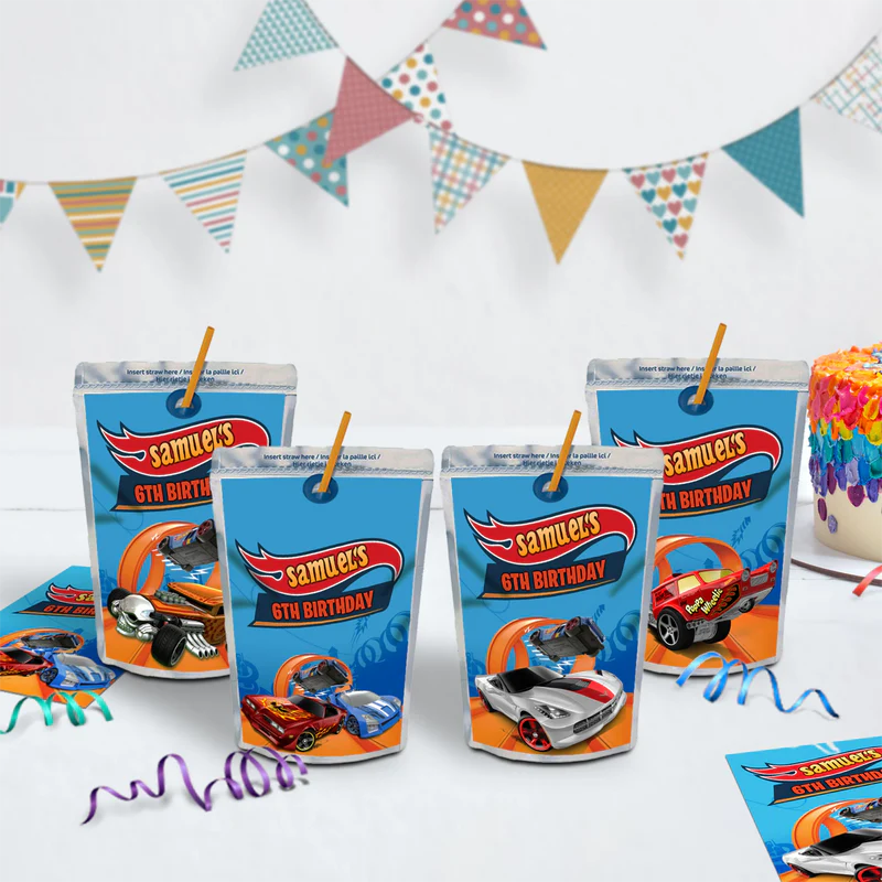 Hot Wheels Birthday Decorations, Hot Wheels Party Supplies, Cars & Tracks Set Themed, Hot Wheels Digital Template, Editable Hot Wheels Cars Image SVG PNG