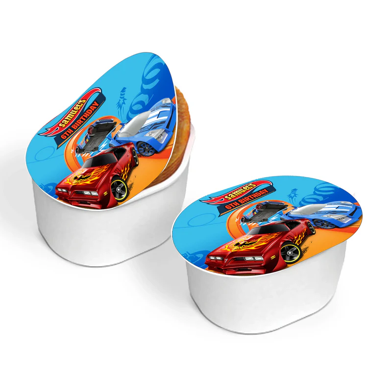 Hot Wheels Cars Mini Pringles Label
