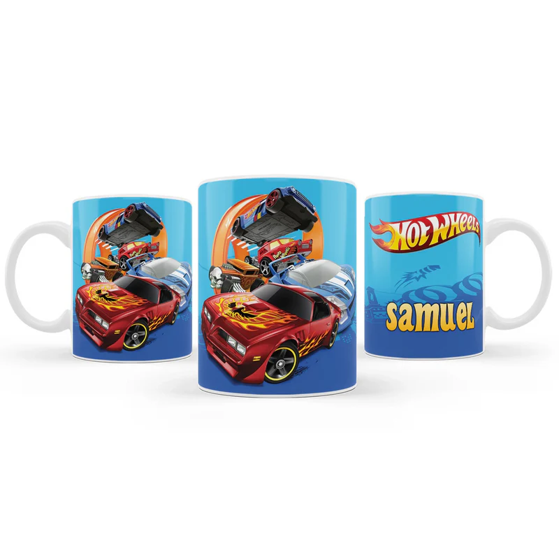 Hot Wheels Cars Sublimation Mug