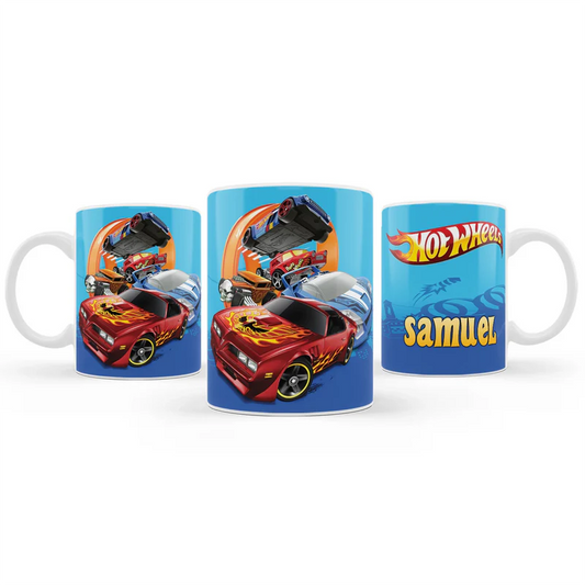 Hot Wheels Cars Sublimation Mug