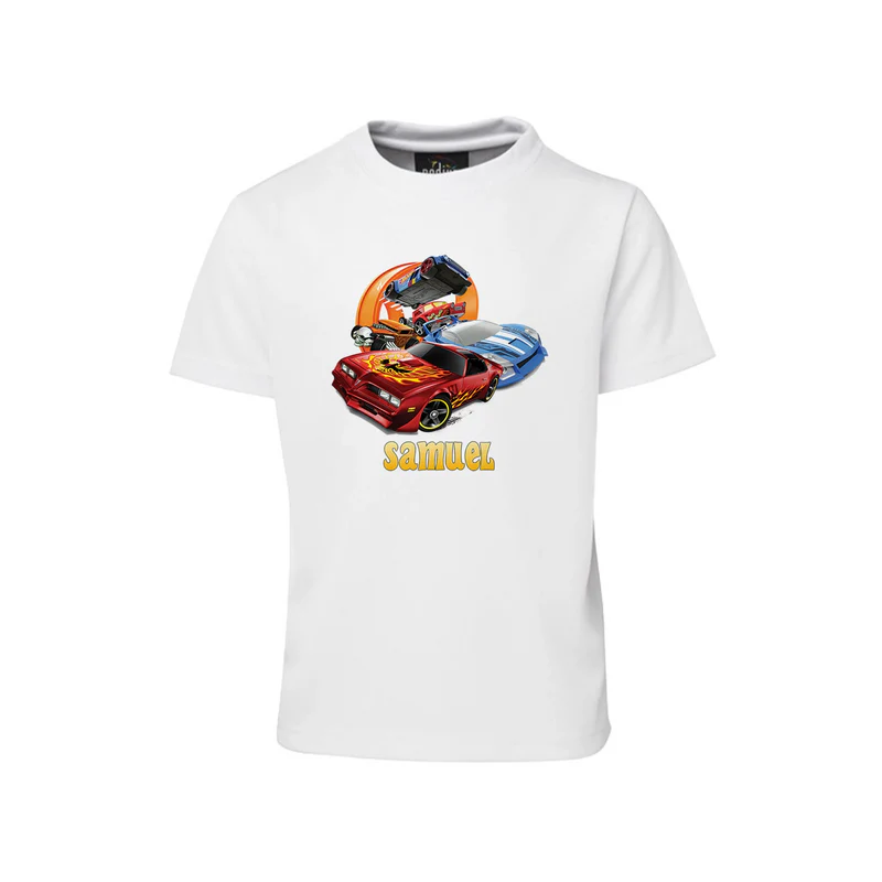 Hot Wheels Cars Sublimation T-Shirt