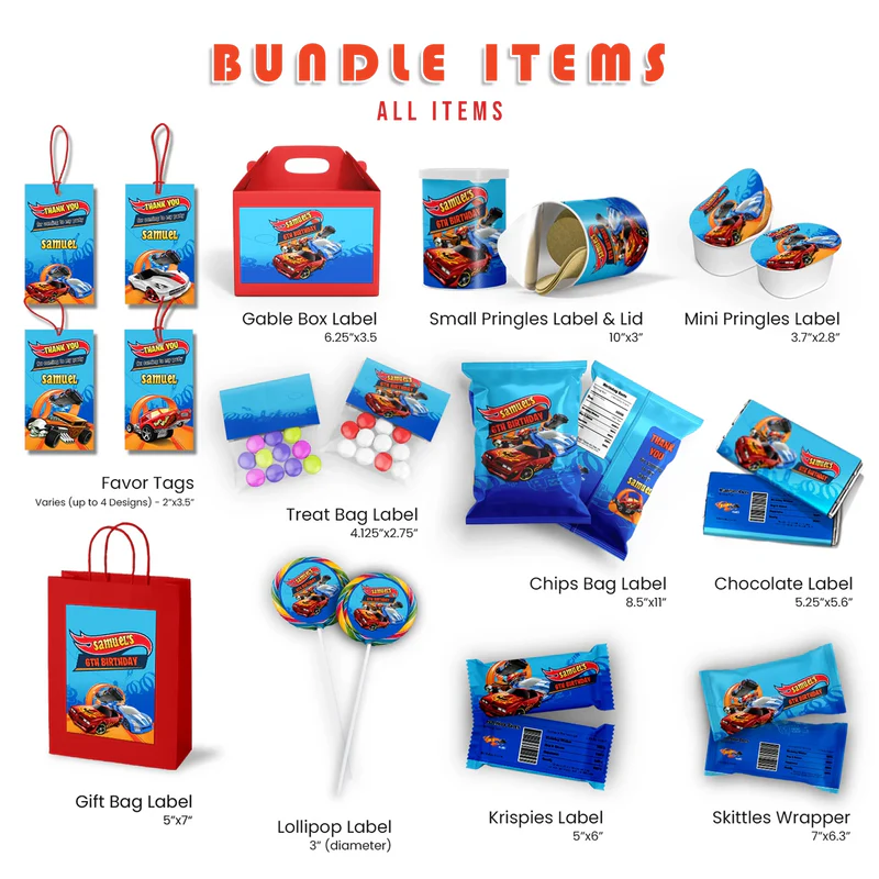 Hot Wheels Birthday Decorations, Hot Wheels Party Supplies, Cars & Tracks Set Themed, Hot Wheels Digital Template, Editable Hot Wheels Cars Image SVG PNG