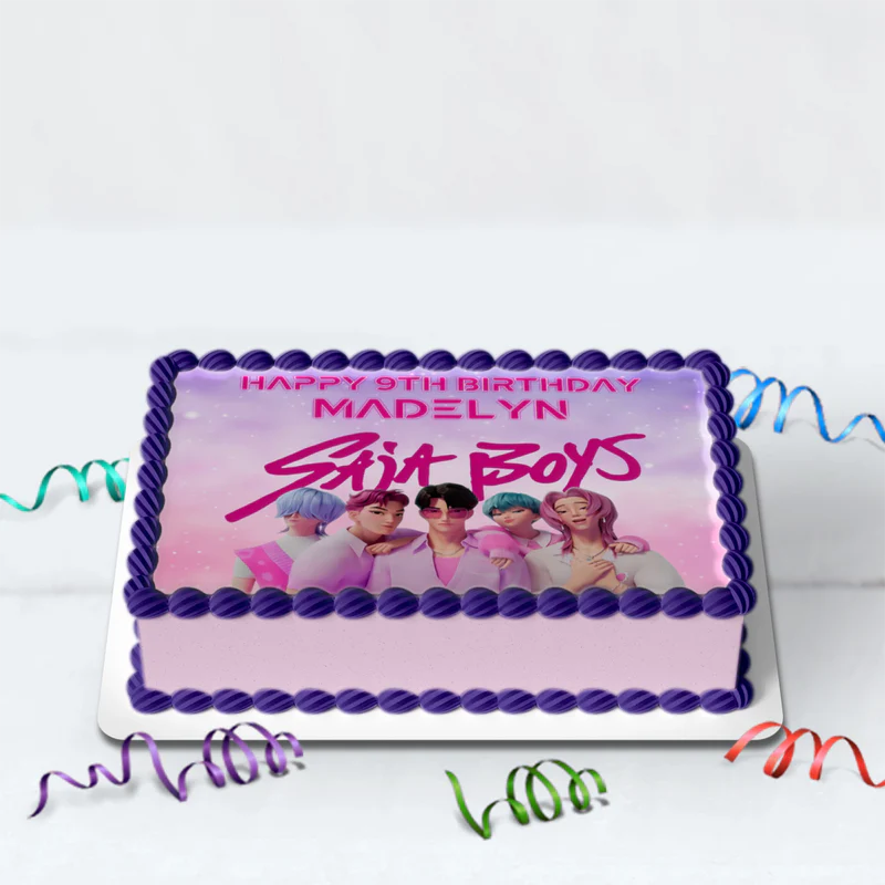 Saja Boys Birthday Decorations, Kpop Demon Hunters Party Supplies, Huntrix Themed, Huntrix Saja Boys Digital Template, Editable Huntrix vs Saja Boys Image SVG PNG