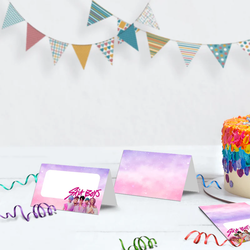 Saja Boys Birthday Decorations, Kpop Demon Hunters Party Supplies, Huntrix Themed, Huntrix Saja Boys Digital Template, Editable Huntrix vs Saja Boys Image SVG PNG