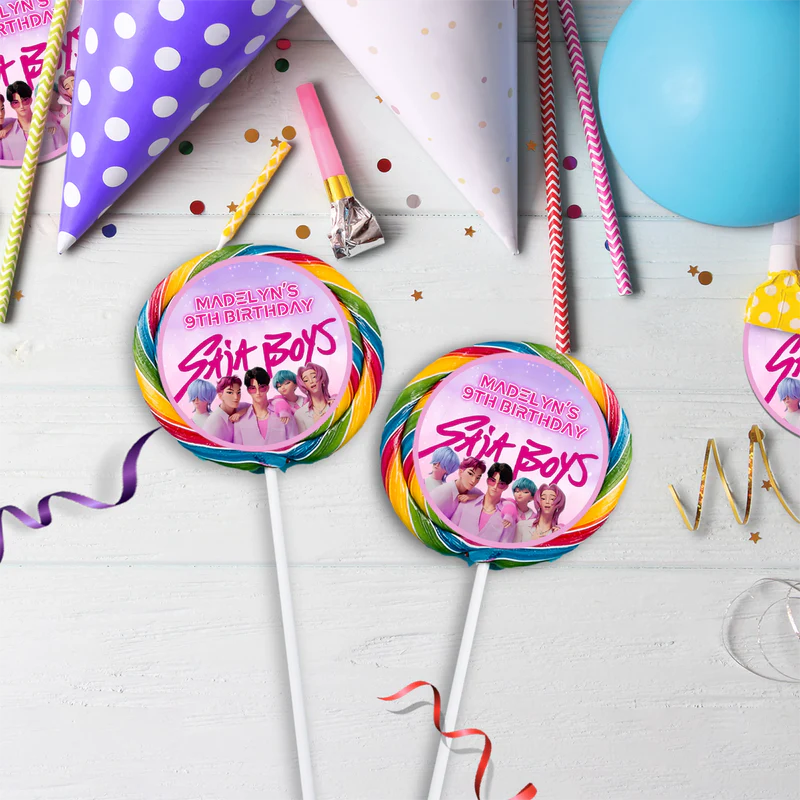 Saja Boys Birthday Decorations, Kpop Demon Hunters Party Supplies, Huntrix Themed, Huntrix Saja Boys Digital Template, Editable Huntrix vs Saja Boys Image SVG PNG