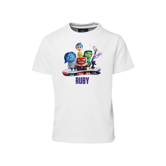 Inside Out movie themed sublimation T-shirt for fans