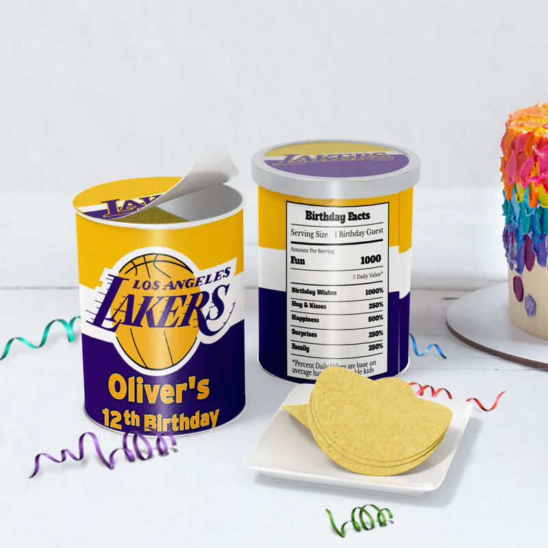 LA Lakers Birthday Decorations, NBA Team Party Supplies, Basketball Themed, Los Angeles Lakers Digital Template, Editable LA Lakers Image SVG PNG