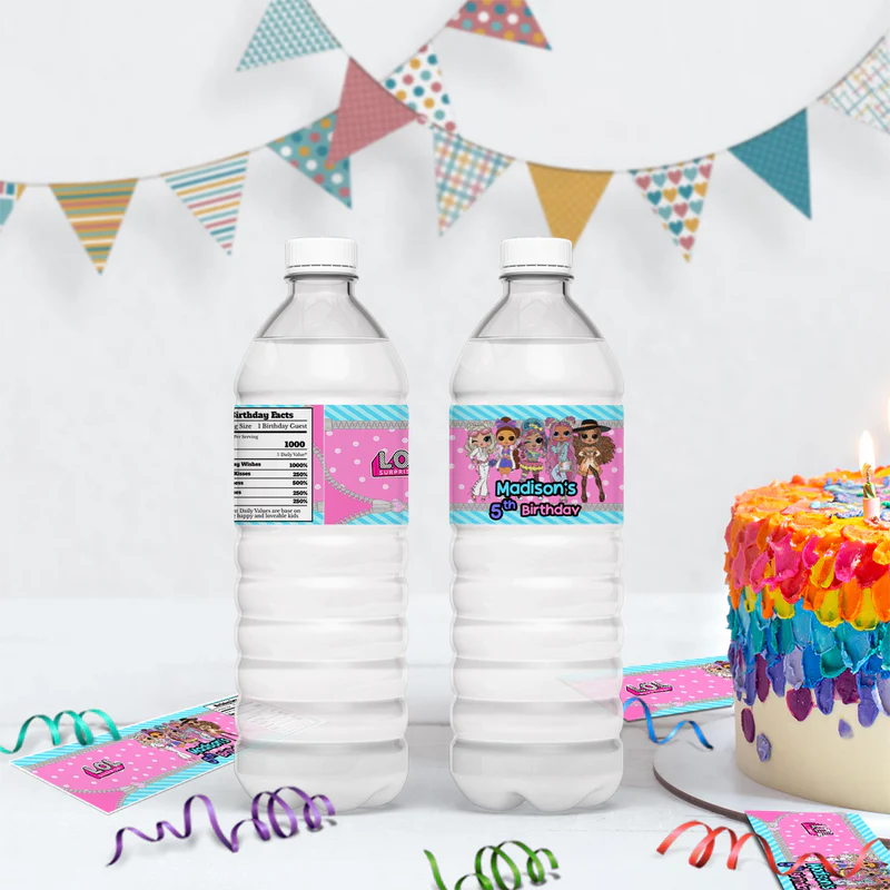 LOL Dolls Birthday Decorations, LOL Surprise Dolls Party Supplies, LOL Toys Themed, LOL Dolls Digital Template, Editable LOL Dolls Image SVG PNG