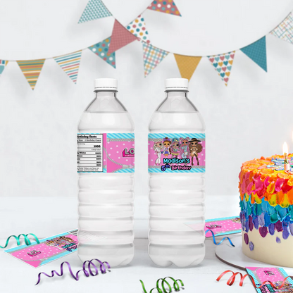 LOL Dolls Birthday Decorations, LOL Surprise Dolls Party Supplies, LOL Toys Themed, LOL Dolls Digital Template, Editable LOL Dolls Image SVG PNG