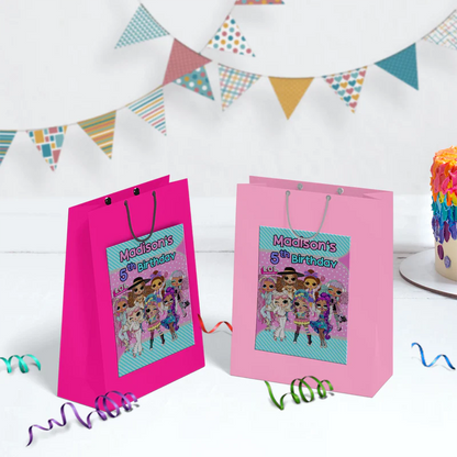 LOL Dolls Birthday Decorations, LOL Surprise Dolls Party Supplies, LOL Toys Themed, LOL Dolls Digital Template, Editable LOL Dolls Image SVG PNG