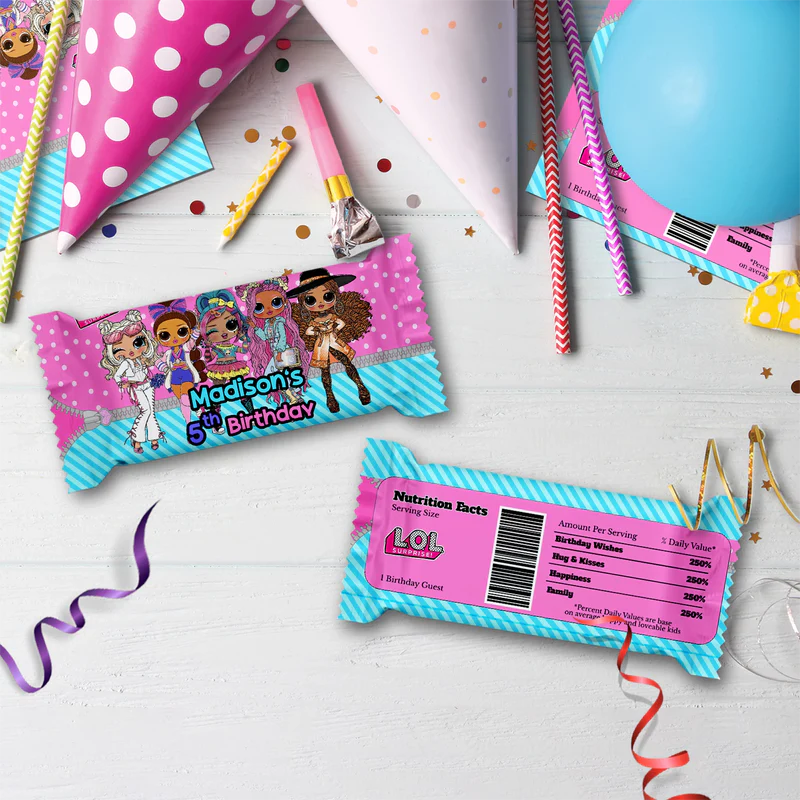 LOL Dolls Birthday Decorations, LOL Surprise Dolls Party Supplies, LOL Toys Themed, LOL Dolls Digital Template, Editable LOL Dolls Image SVG PNG