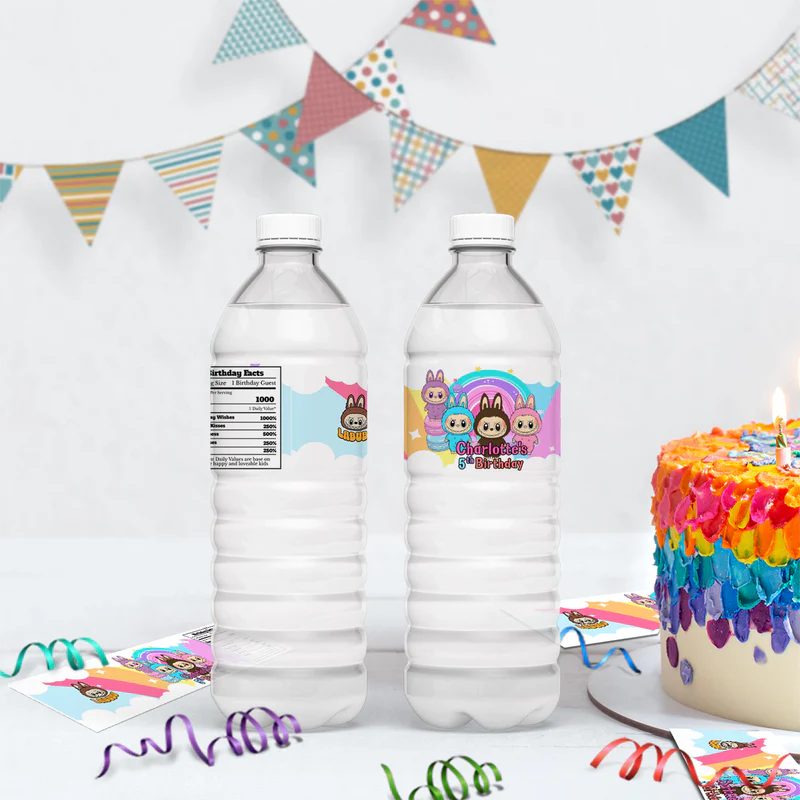 Labubu the monsters Birthday Decorations, Labubu Party Supplies, Labubu Themed, Labubu Digital Template, Editable Labubu Image SVG PNG