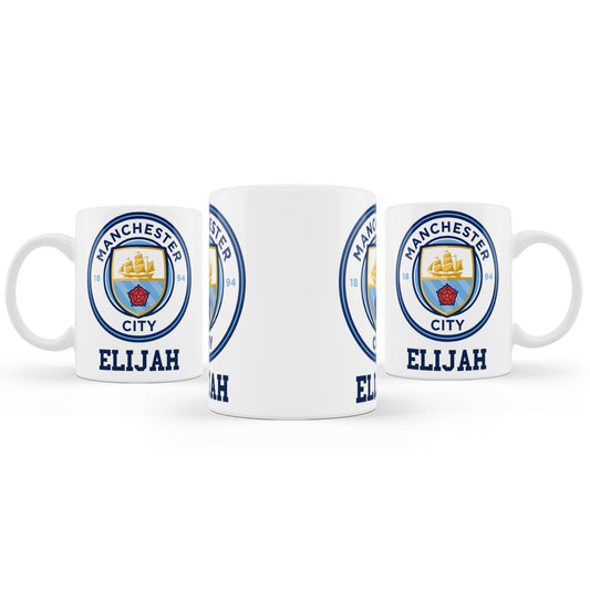 Sublimation mug with Manchester City FC theme