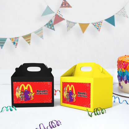 McDonalds Birthday Decorations, Big Mac Party Supplies, McDonalds Themed, McDonalds Digital Template, Editable McDonalds Image SVG PNG