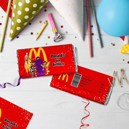 McDonalds Birthday Decorations, Big Mac Party Supplies, McDonalds Themed, McDonalds Digital Template, Editable McDonalds Image SVG PNG