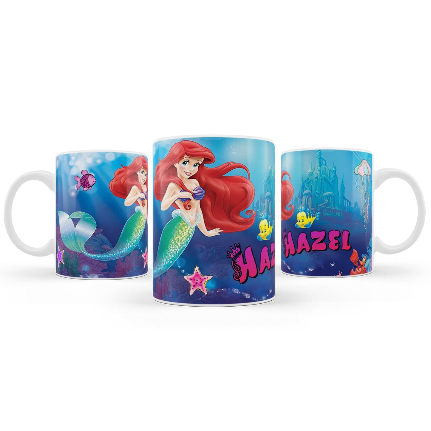 Mermaid themed sublimation mug