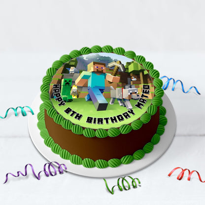 Minecraft Birthday Decorations, Pixelated Party Supplies, Minecraft Steve, Minecraft, Minecraft SVG