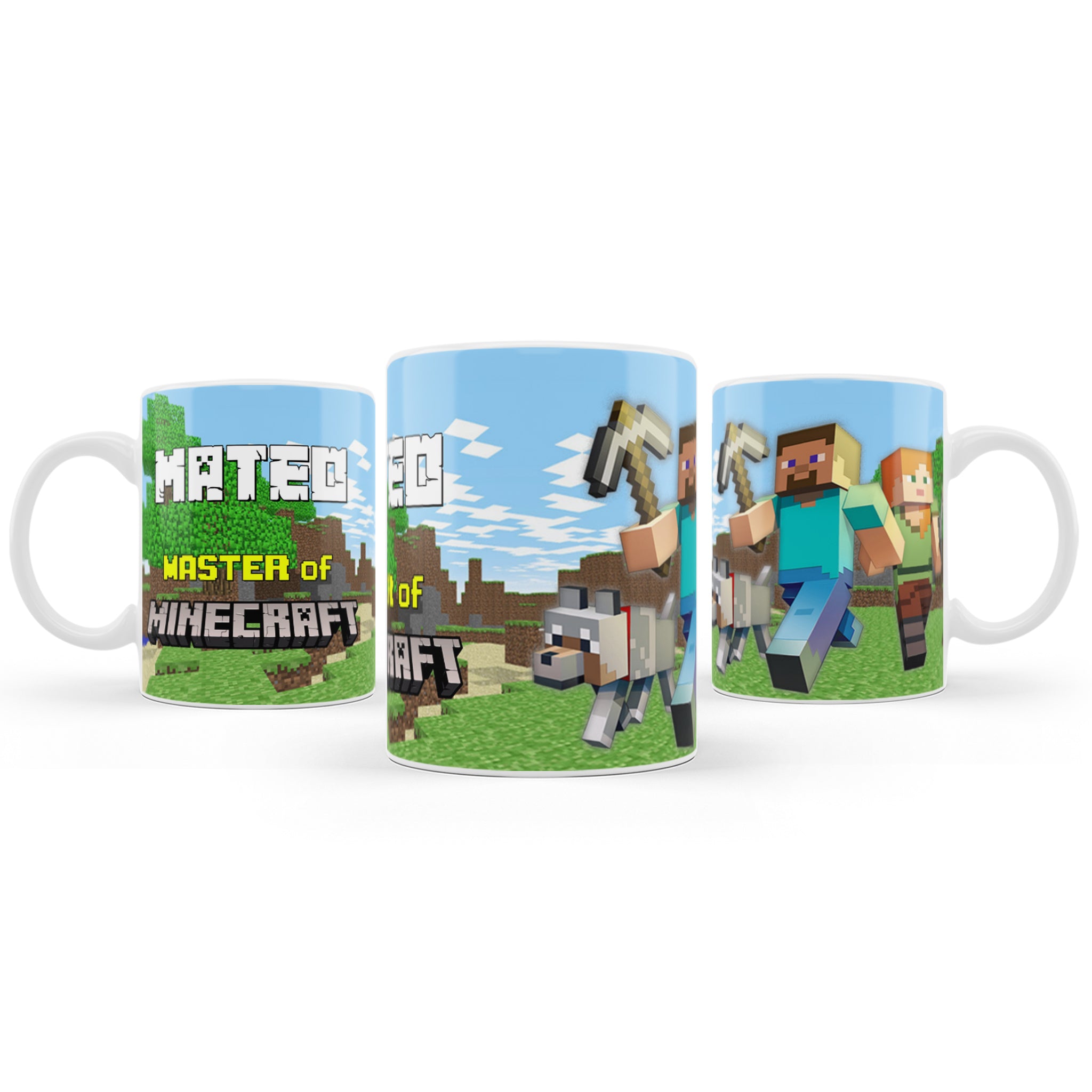Minecraft Mug Texture Minecraft Sublimation Mug : Enjoy Your Favorite Beverage in Gaming Sty ...