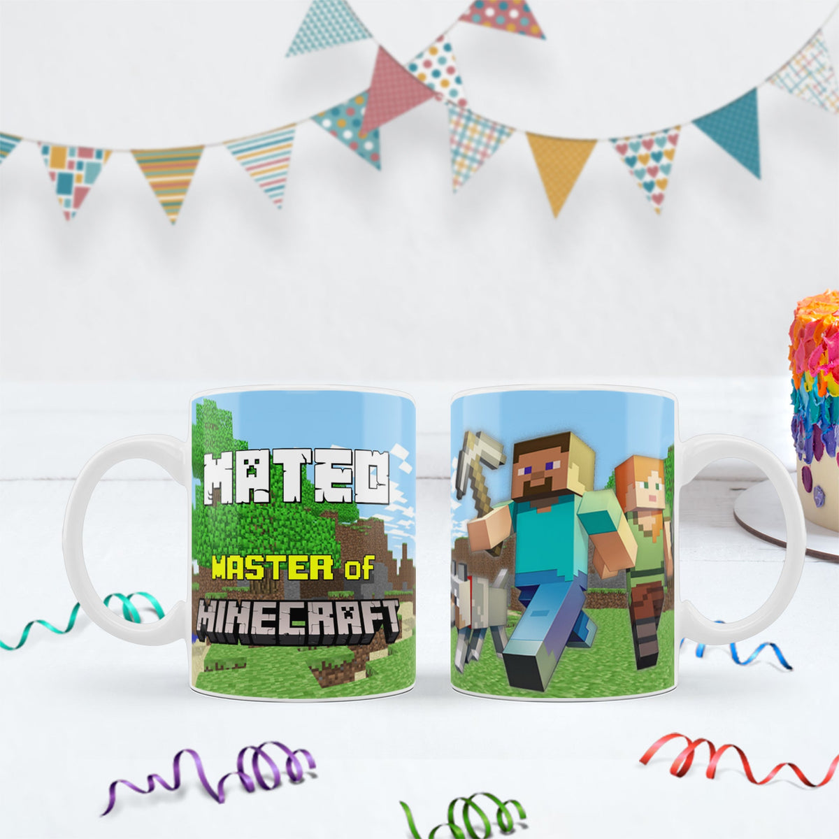 Mug Design Minecraft Minecraft Sublimation Mug : Enjoy Your Favorite Beverage in Gaming Sty ...