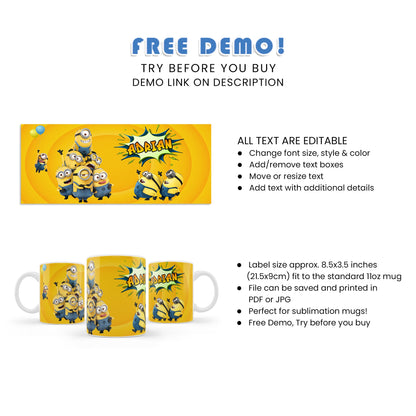 Make Your Morning Special with Minion Sublimation Mug