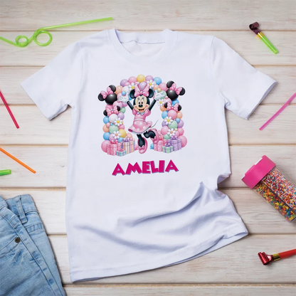Minnie Mouse Birthday Decorations, Disney Party Supplies, Minnie & Mickey Themed, Minnie Digital Template, Editable Minnie Mouse Image SVG PNG