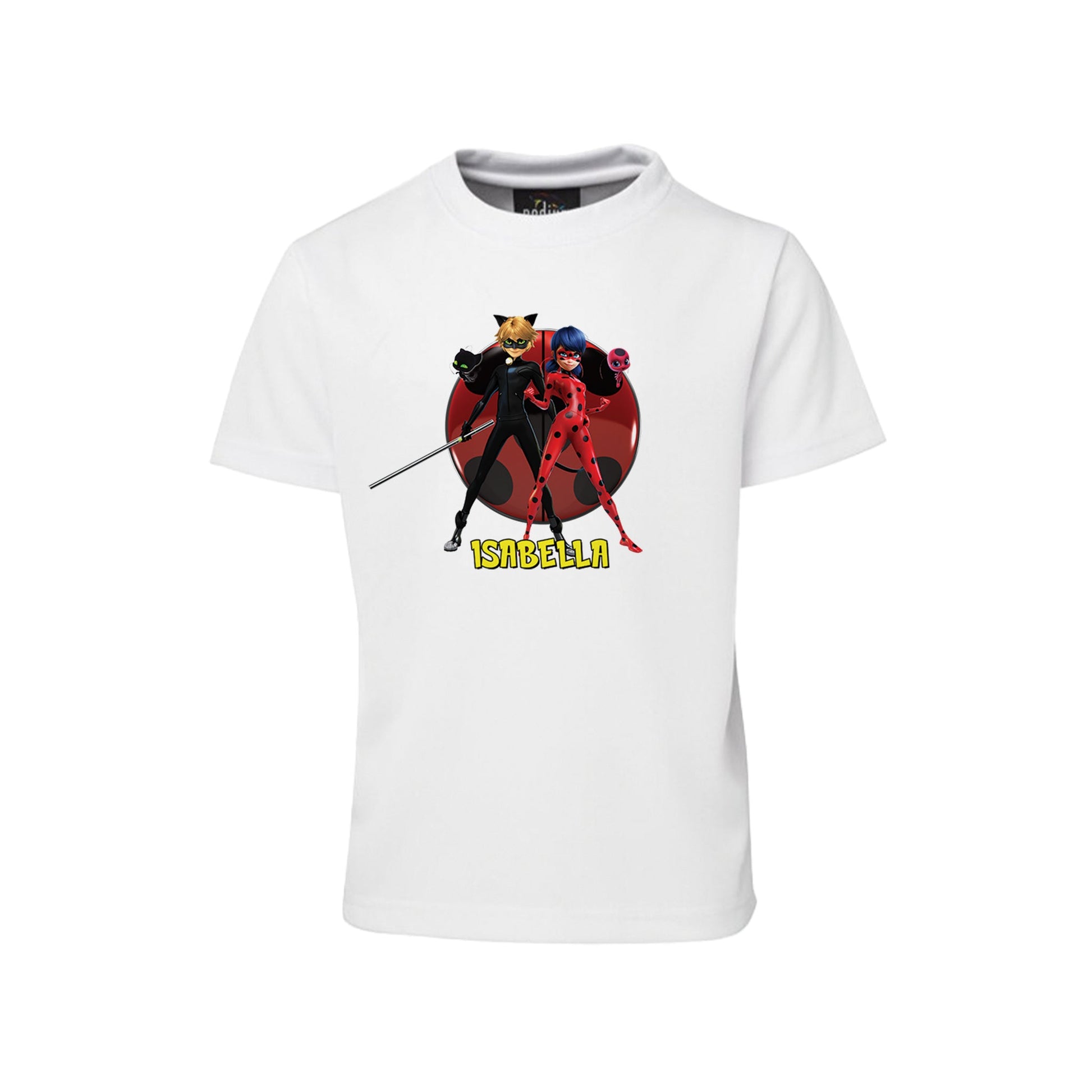 Sublimation T-Shirt with Miraculous The Lady Bug design