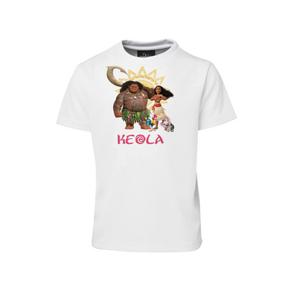 Moana 2 Sublimation T-Shirt with Custom Moana 2 print