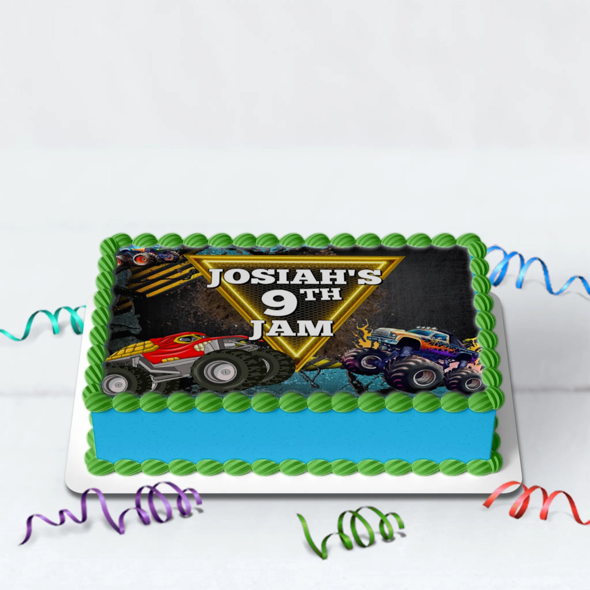 Monster Jam Birthday Decorations, Monster Truck Party Supplies, Off Road Truck Themed, Jump Truck Digital Template, Editable Monster Jam Image SVG PNG