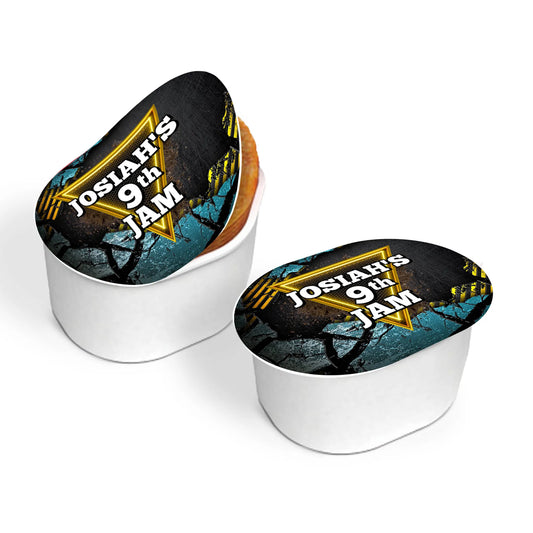 Monster Jam mini Pringles label for themed snack wraps