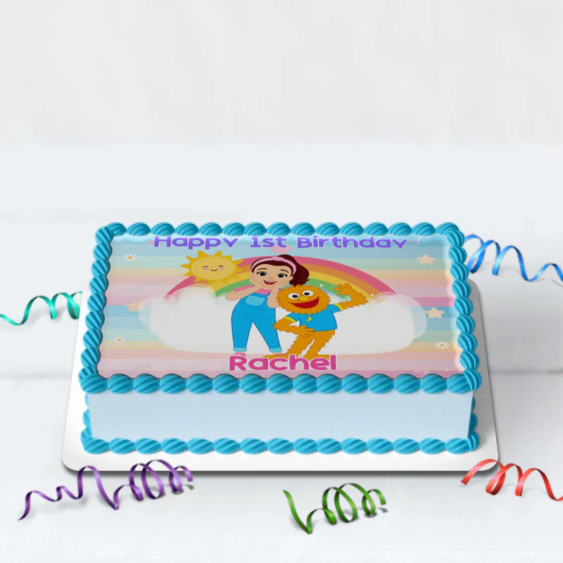 Ms Rachel Birthday Decorations, Toddler Learning Party Supplies, Baby Learning Themed, Learn to Talk Digital Template, Editable Ms Rachel Toddler Learning Image SVG PNG