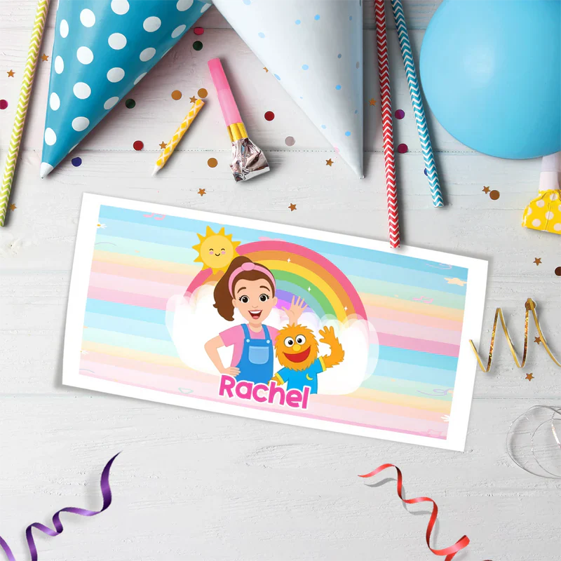 Ms Rachel Birthday Decorations, Toddler Learning Party Supplies, Baby Learning Themed, Learn to Talk Digital Template, Editable Ms Rachel Toddler Learning Image SVG PNG
