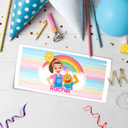 Ms Rachel Birthday Decorations, Toddler Learning Party Supplies, Baby Learning Themed, Learn to Talk Digital Template, Editable Ms Rachel Toddler Learning Image SVG PNG