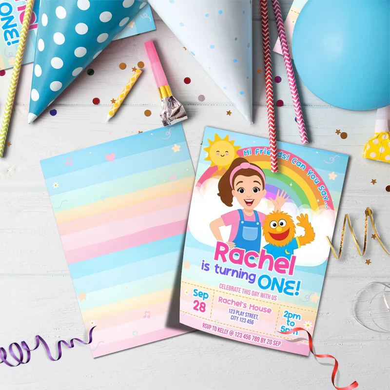 Ms Rachel Birthday Decorations, Toddler Learning Party Supplies, Baby Learning Themed, Learn to Talk Digital Template, Editable Ms Rachel Toddler Learning Image SVG PNG