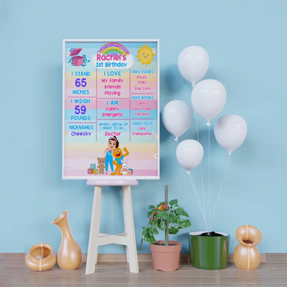 Ms Rachel Birthday Decorations, Toddler Learning Party Supplies, Baby Learning Themed, Learn to Talk Digital Template, Editable Ms Rachel Toddler Learning Image SVG PNG