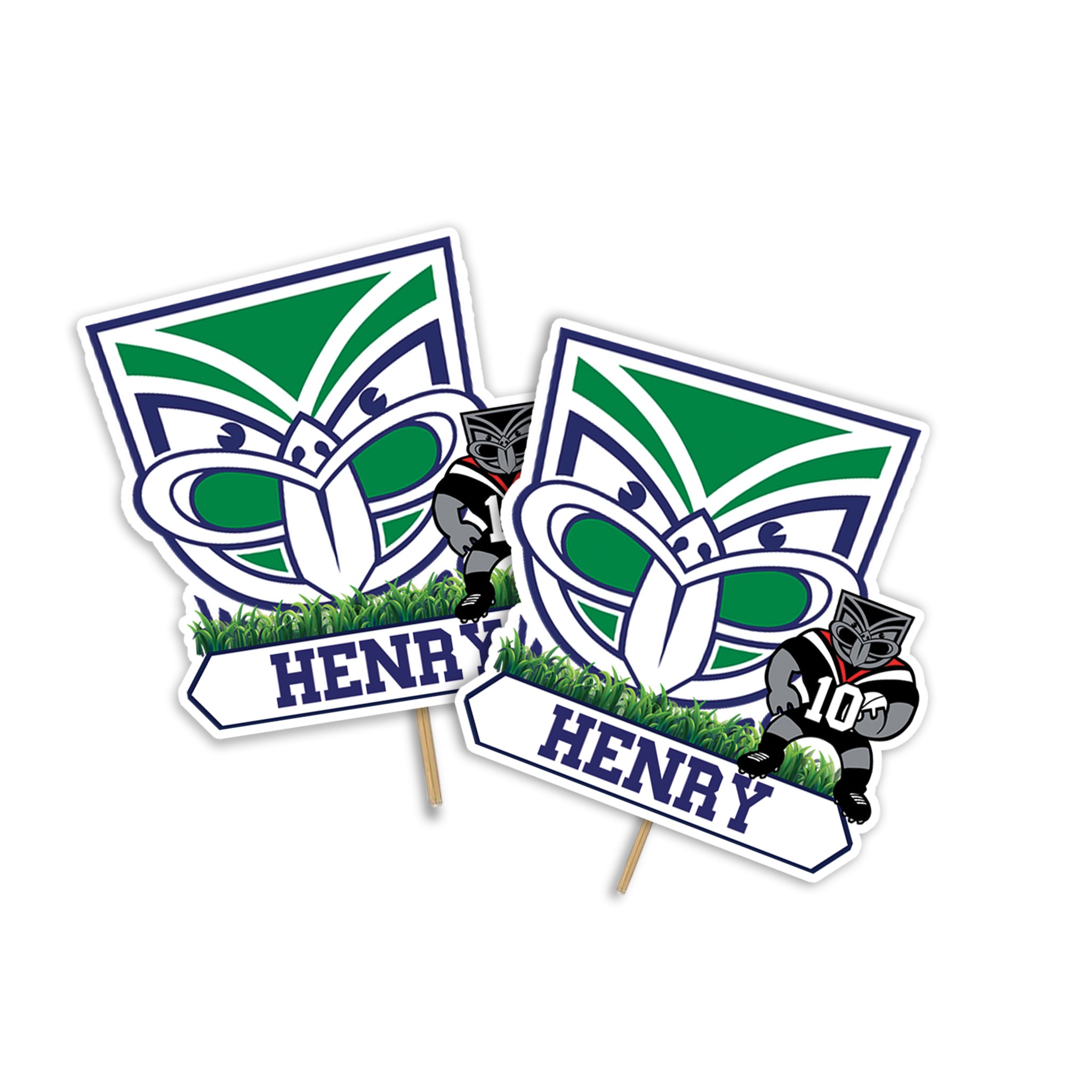 Nz Toppers Celebrate with NZ Warriors Personalized Cake Toppers - Perfect for You ...