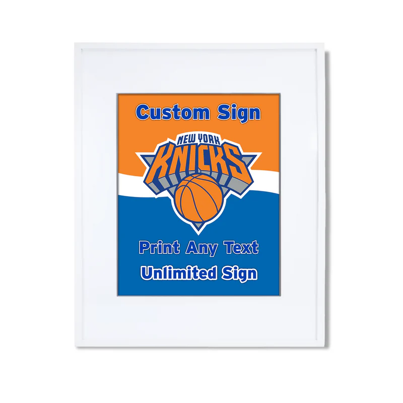 Custom Knicks Sign New York Knicks Custom Party Sign Printable Basketball Decor – PartyDaz