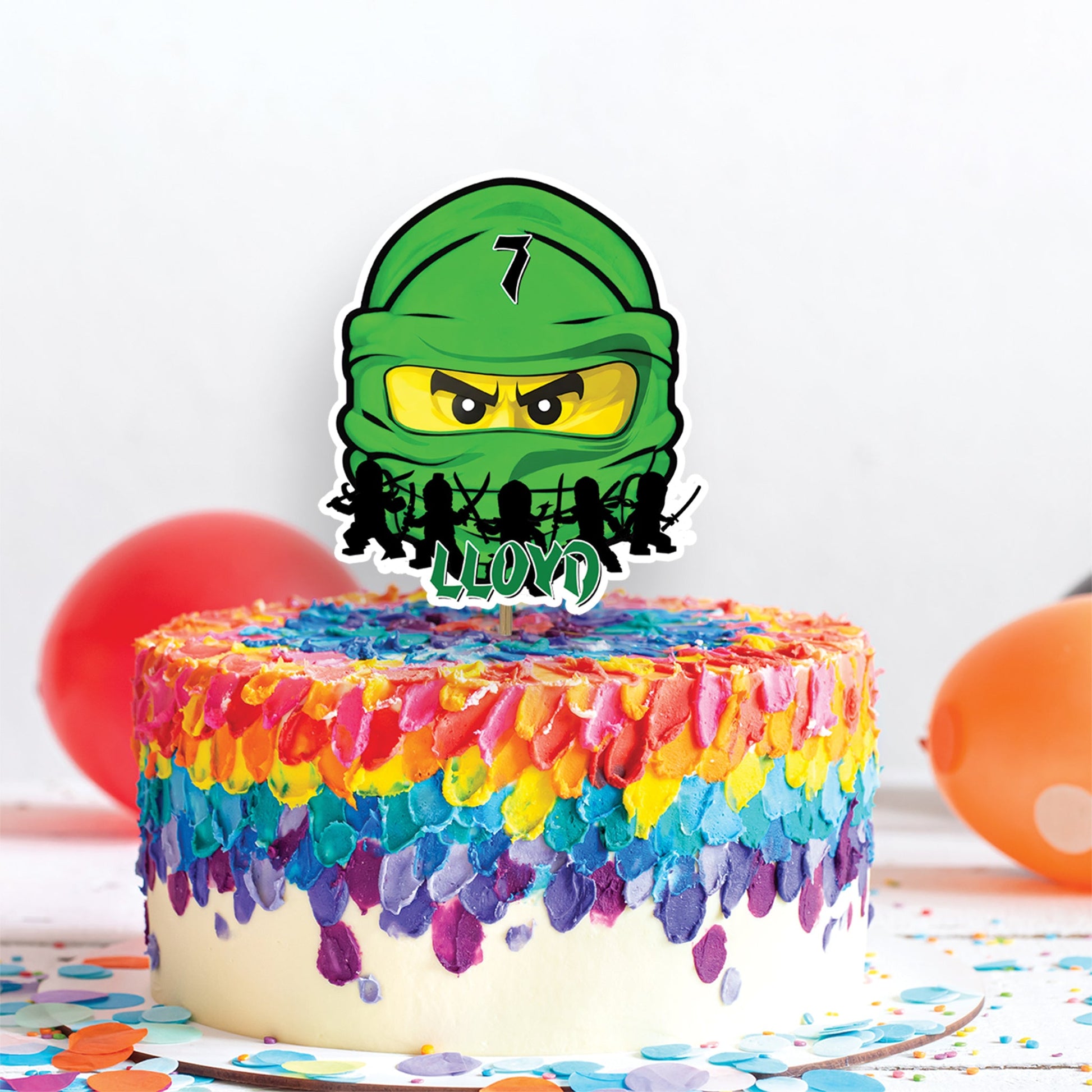 Ninjago Birthday Decorations, Lego Ninja Party Supplies, Ninjago, Ninja Lego, Ninjago SVG