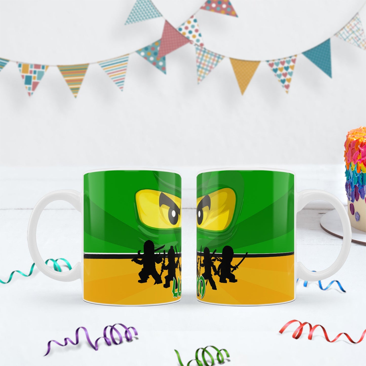 Ninjago Birthday Decorations, Lego Ninja Party Supplies, Ninjago Themed, Ninja Lego Digital Template, Editable Ninjago Image SVG PNG