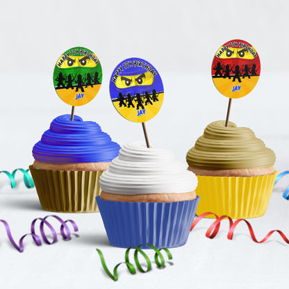 Ninjago Birthday Decorations, Lego Ninja Party Supplies, Ninjago Blue, Ninja Lego, Ninjago SVG