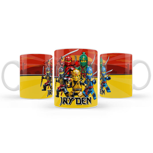 Ninjago themed sublimation mug