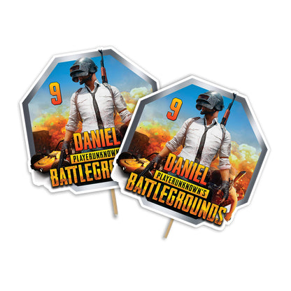 PUBG Personalized Cake Toppers - Custom PUBG cake toppers for special occasions