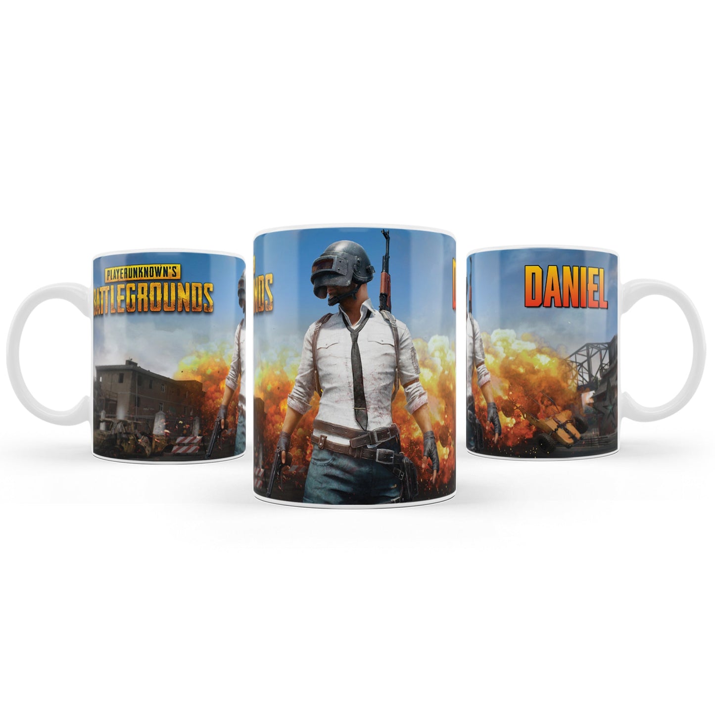 PUBG Sublimation Mug - Personalized PUBG sublimation mugs for gifts