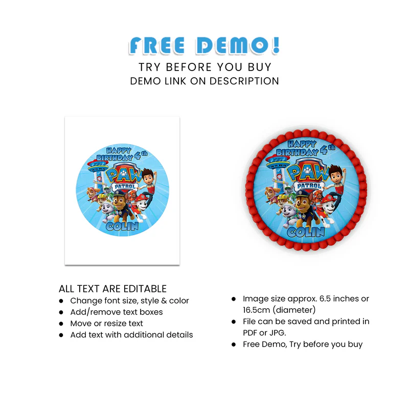 Paw Patrol Icing Sheet Cake Images