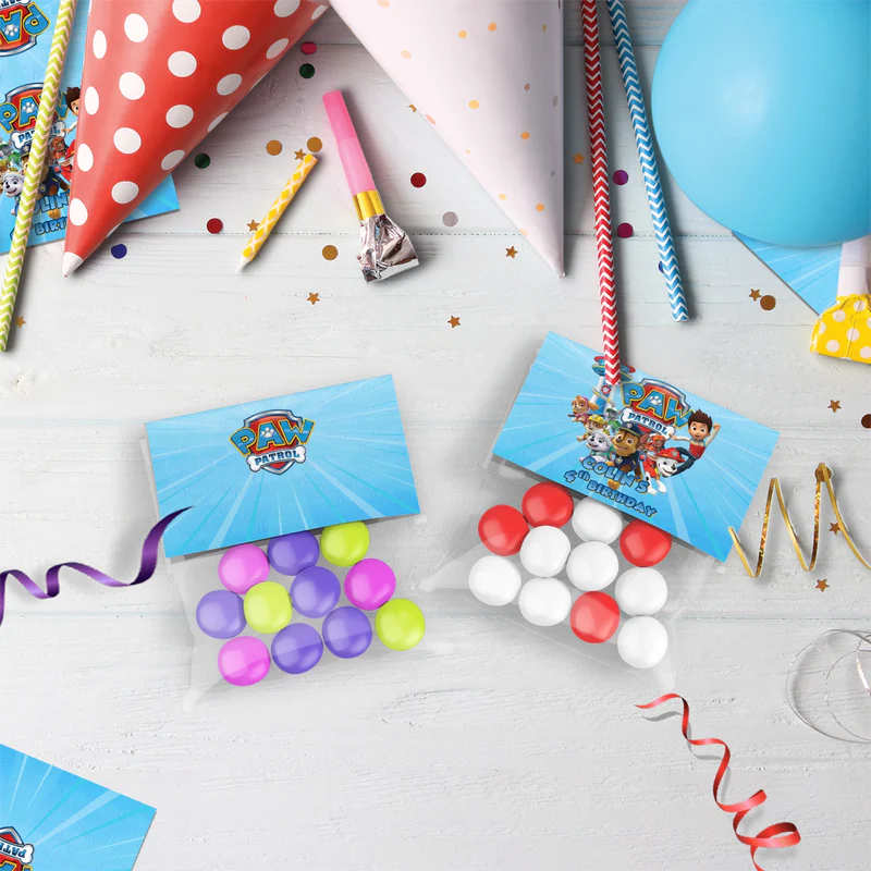 Paw Patrol Birthday Decorations, Rocky Zuma Party Supplies, Rubble & Crew Themed, Paw Patrol Digital Template, Editable Paw Patrol Image SVG PNG