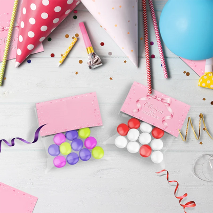 Cute Pink Bow Birthday Decorations, Pastel Pink Bow Party Supplies, Pink Bow Themed, Pink Bow Digital Template, Editable Pink Bow Image SVG PNG