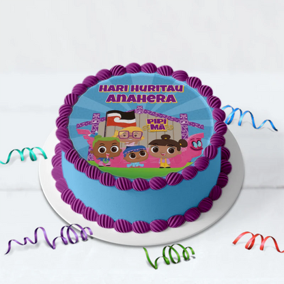 Pipi Ma Birthday Decorations, Pitau, Haumi Party Supplies, Potiki, Totiki Themed, Te Reo Maori Digital Template, Editable Pipi Ma Image SVG PNG