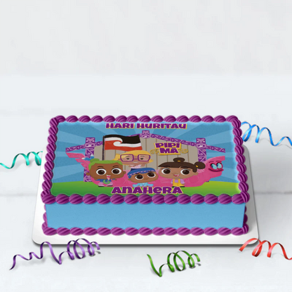 Pipi Ma Birthday Decorations, Pitau, Haumi Party Supplies, Potiki, Totiki Themed, Te Reo Maori Digital Template, Editable Pipi Ma Image SVG PNG
